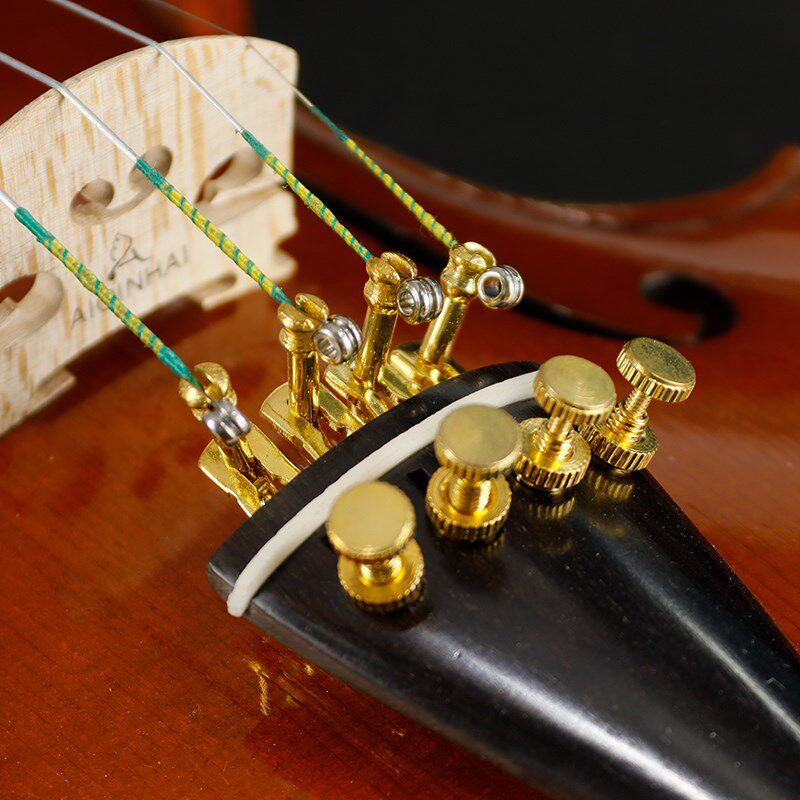 小提琴微调器1/2/3/4琴弦挂钩校音螺丝 提琴配件金属微调顺滑耐用