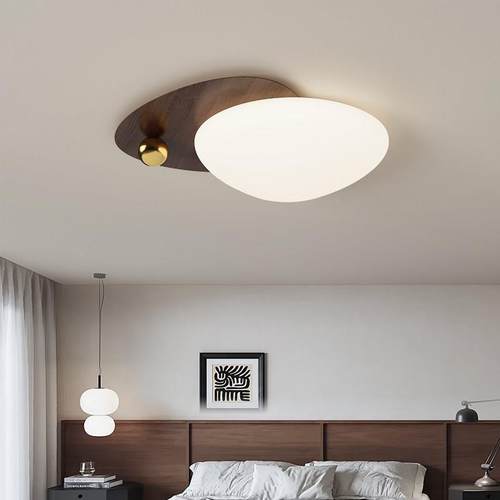 御走道吸顶极简灯中式简约灯M2401入户门厅玄关创意覆古木纹阳台