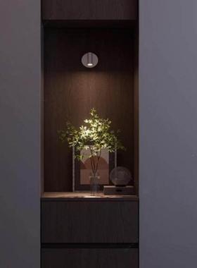 充电感应GGM续磁吸壁灯免布 线线射灯USB入户门玄关楼梯走灯道灯