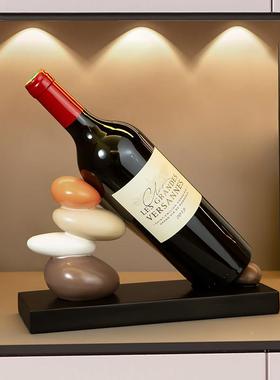 时来运客转红合酒架SJ162摆件轻奢档厅餐柜装饰酒柜组乔迁高新居