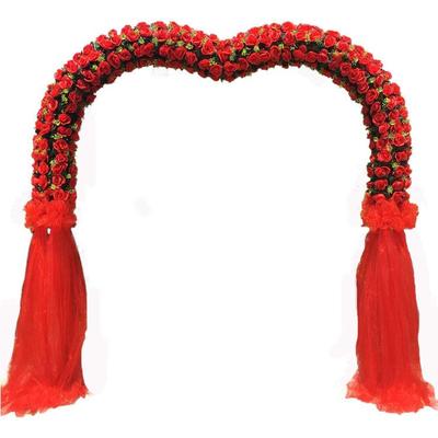 花门局婚礼丝绸花廊开业庆典活快动布VXL花环新丝绸花门乐花全摊