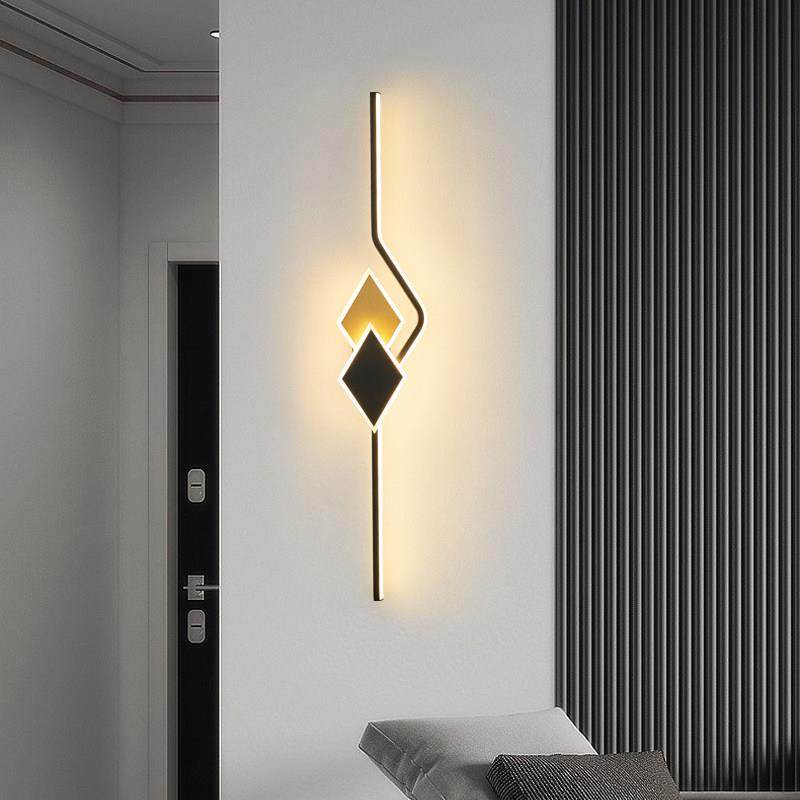 新款长条壁灯线形客厅格栅电视背景墙主卧室床头灯具轻奢现代极简