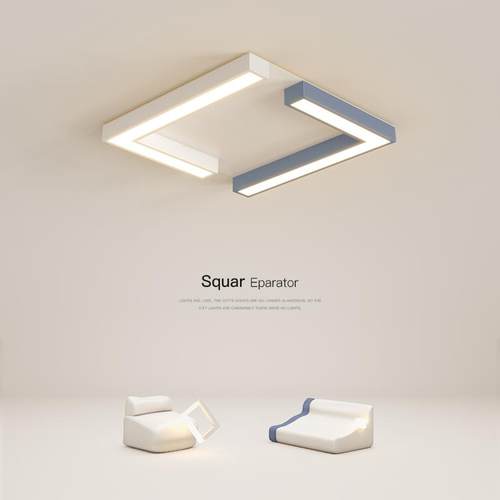 书房简约现代led吸顶灯创意主卧室灯客厅灯餐厅房间2024新款灯具