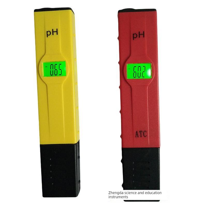 高精度便携式Ph计Ph测试仪钢笔探针校准液体水族鱼缸饮用水检测
