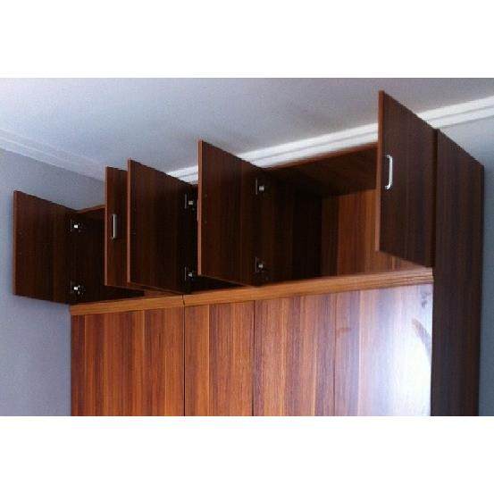 经济型新款加高顶箱柜顶上储物柜收纳柜衣柜加顶柜吊柜推拉门侧开