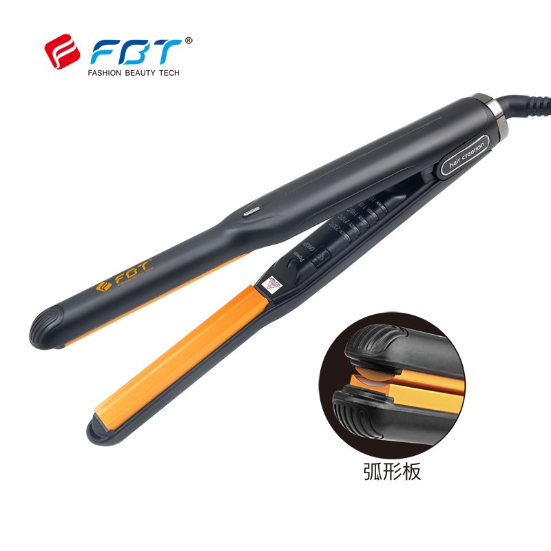 FBT弧度夹板半圆熨板两用凹凸烫发直板夹u型直发器弧形卷发棒