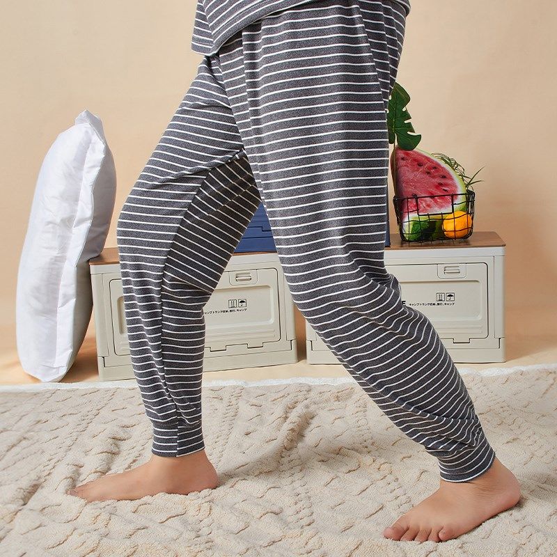 胖童儿童打底裤内穿男童秋裤纯棉宽松中大童胖男孩加肥加大保暖裤