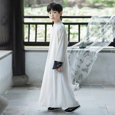 儿童汉服男童秋冬2025新款男生幼儿园古装男孩唐装演出服中秋宋制