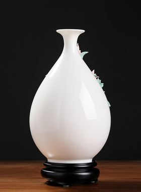 《花开富贵》手工花瓶摆件新中式客厅玄关酒柜博古架装饰乔迁礼品