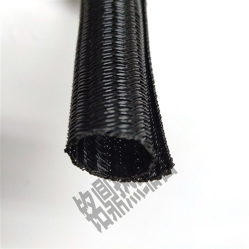 开口自卷式编织套管尼龙阻燃编织网管束线光纤电线保护管5mm-50mm