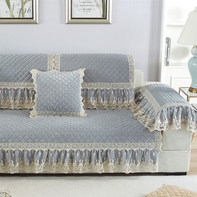 沙发垫四季通用防滑高档加厚毛绒坐垫贵妃全包定做欧式沙发套罩巾