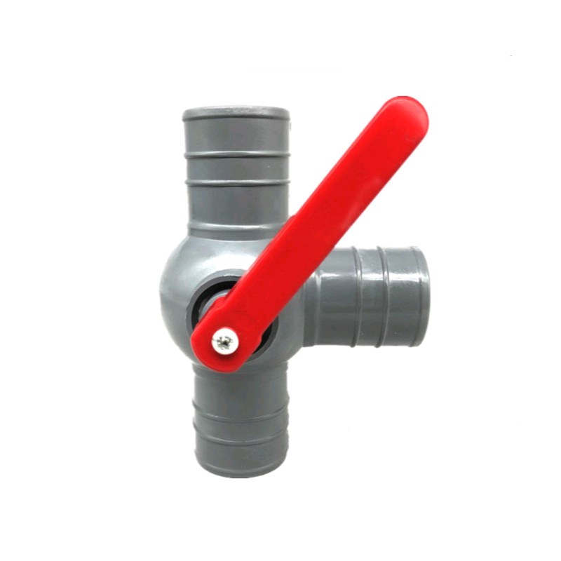 农用多功能三通球阀 滴灌带微喷软管连接2寸2.5寸3寸三通开关配件