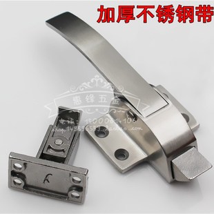 烘烤箱门锁可调节烘箱门把手冷库拉手搭扣把手冰柜锁蒸柜试验箱锁
