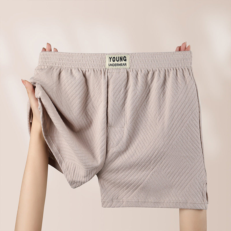 阿罗裤纯棉男士内裤男平角裤宽松大码透气青年家居短裤头四角裤衩,女士内衣/男士内衣/家居服,男阿罗裤,淘宝优惠券,粉丝福利购,淘宝优惠卷