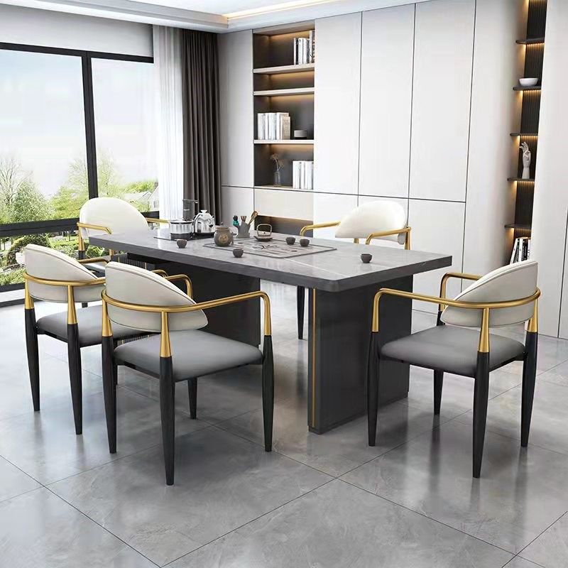 岩板茶台简约家用茶桌椅组合现代网红烧水壶一体办公泡茶功夫茶几