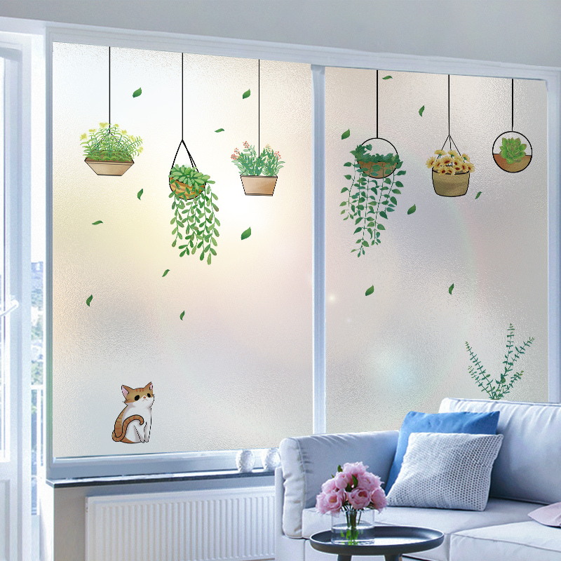 玻璃纸透光不透明防窥防走光厕所窗户磨砂纸静电卫生间窗贴不透人