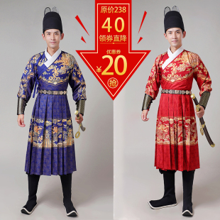 炎蔻明制汉服锦衣卫衣服男飞鱼服绣春刀蟒袍古风明朝贴里曳撒夏季