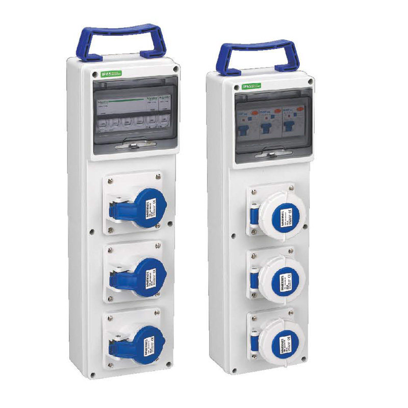电动汽车充电桩充电箱带窗口动力维修箱防尘防水移动工业插座箱
