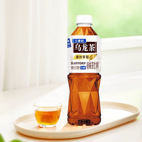 三得利无糖乌龙茶500ml瓶装无糖茶饮料原味醇香