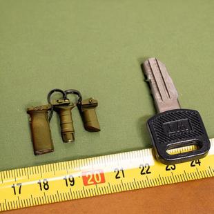 尼龙PK6导轨迷你弹片RVG握把三角冰凉快钥匙扣骑士拆20mm前握挂件