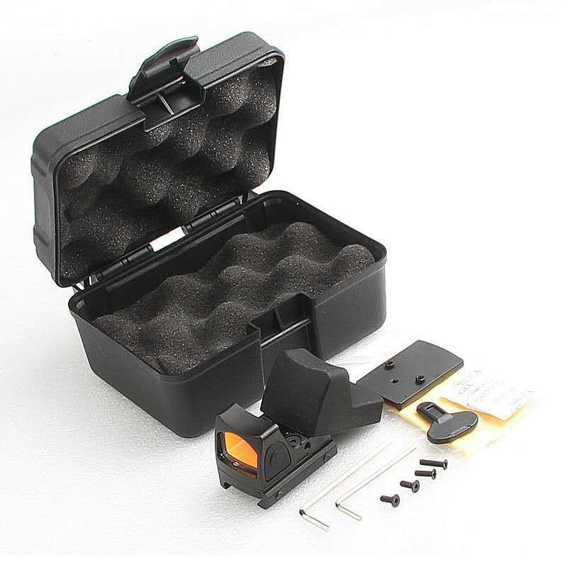 模型瞄红红点速十字玩具望远折叠rmr挂墙全金属倍镜备件摆件弹弓