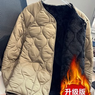 中学生校服神器内胆棉衣男加绒加厚保暖修身中大童羽绒棉服短外套