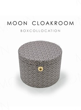 MOON慕空间样板房收纳盒衣帽间装饰品衣柜布艺收纳桶道具软装摆件