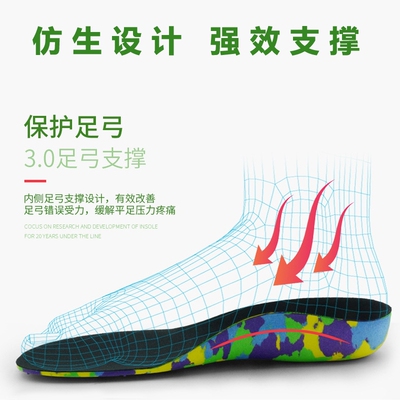 儿童扁平足纠正垫足外翻矫正器足弓塌陷支撑脚垫内八字矫正鞋垫