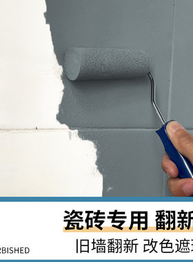 帝致外墙磁砖翻新漆 水性组份地砖改色漆 室外翻新改造漆