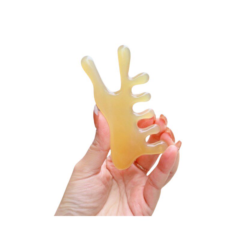 绵羊角美鼻器加五齿疗梳按摩鼻部眼部耳后根部经络疏通肩颈腿