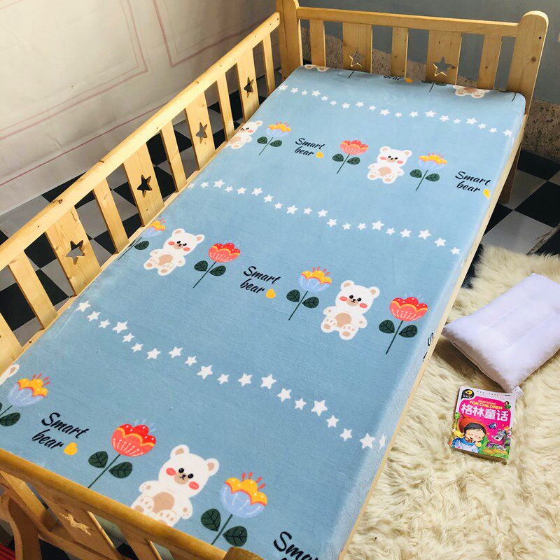 加厚法兰绒薄棕垫床笠.9..长.9m米