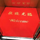 广告毯定制尺寸电梯地毯欢迎光临门垫LOO迎宾垫地垫进门塑料