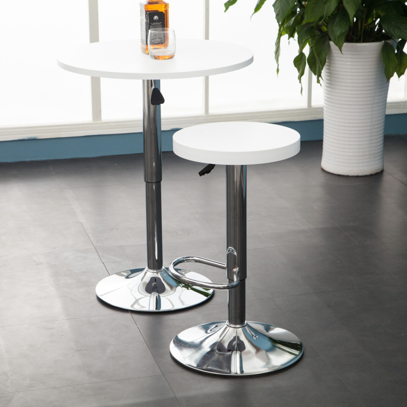 小圆桌子升降吧桌休闲餐桌咖啡桌电脑桌洽谈桌子小方桌实木桌