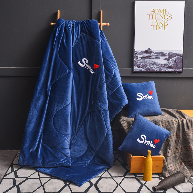 秋冬面加厚两用抱枕毯子珊瑚绒汽车靠垫被水晶绒办公室沙发靠枕,居家布艺,抱枕被,淘宝优惠券,粉丝福利购,淘宝优惠卷