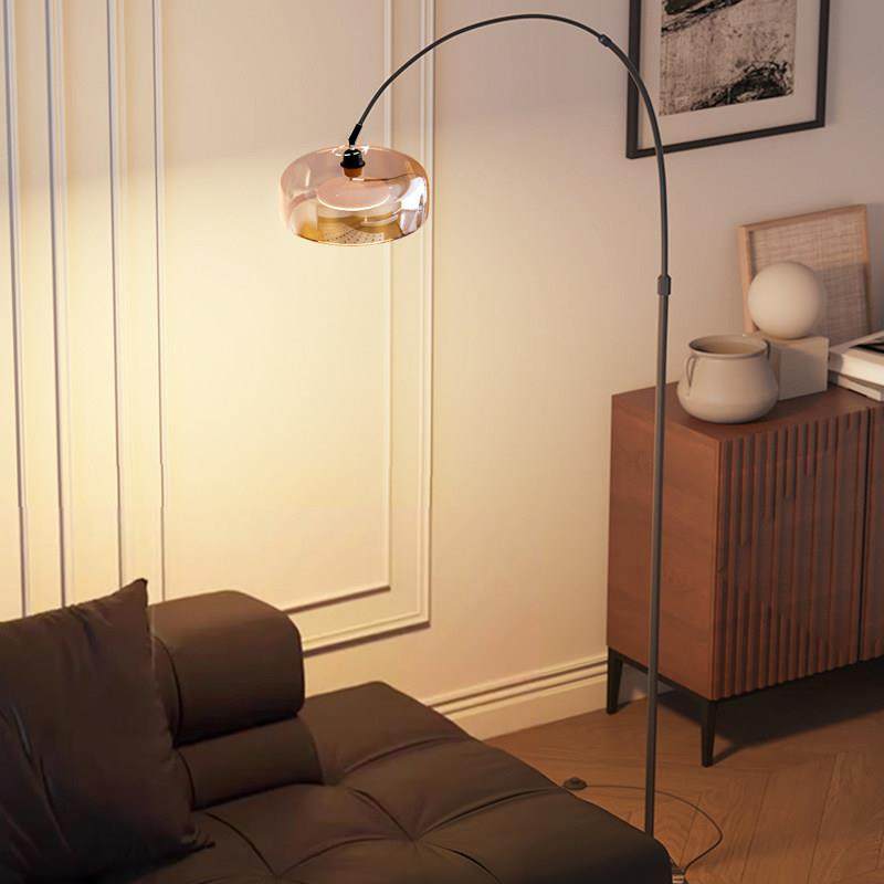 意式极简高级感落地灯客厅沙发旁护眼书房阅读卧室床头立式钓鱼灯
