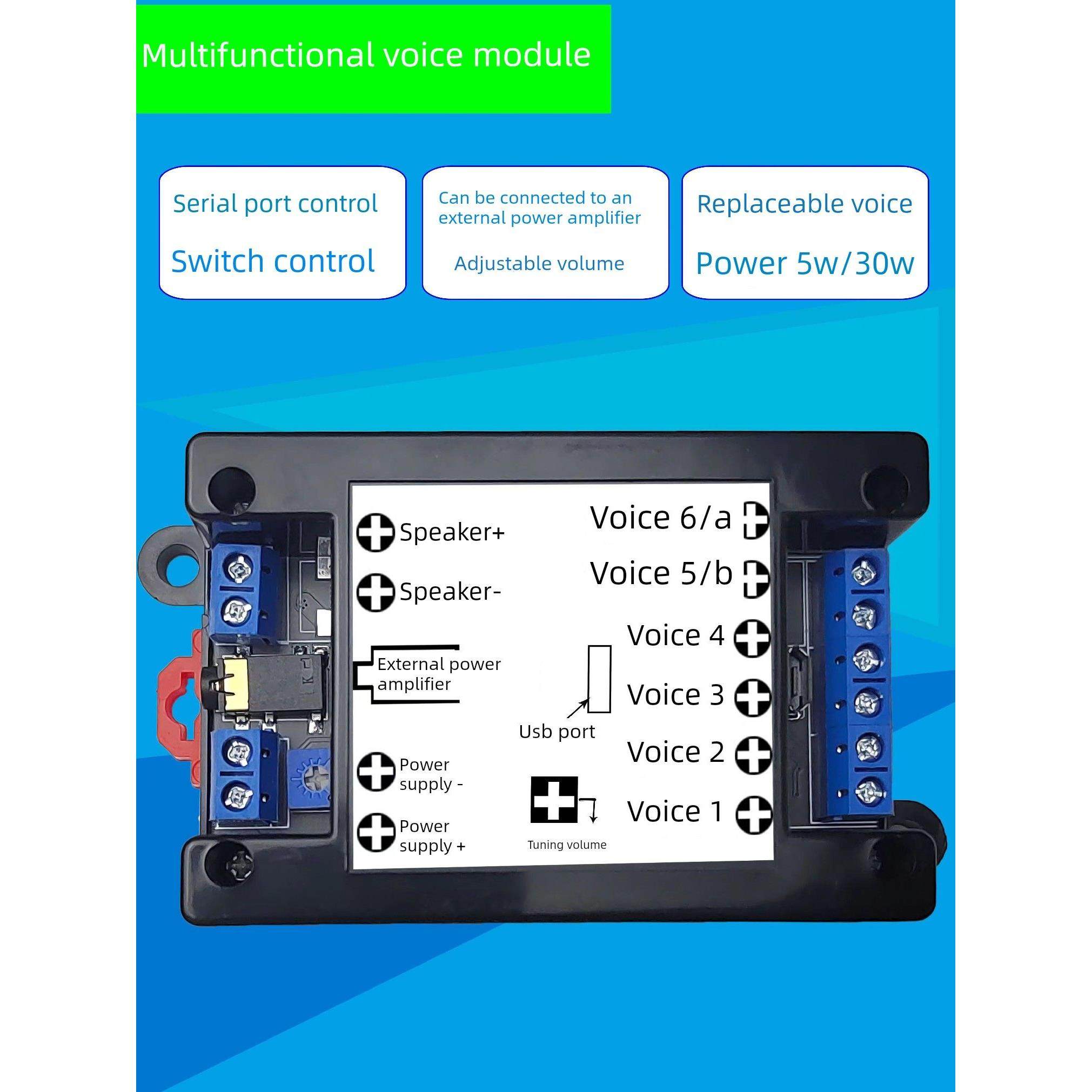 语音模块播放板串口工业级Rs232/485音频公告板Pp3语音提示器,电子元器件市场,音频模块/功放模块,淘宝优惠券,粉丝福利购,淘宝优惠卷