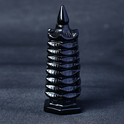 七星堂太岁塔九层黑曜石黄玉文昌塔汉白玉文昌及第荣升塔