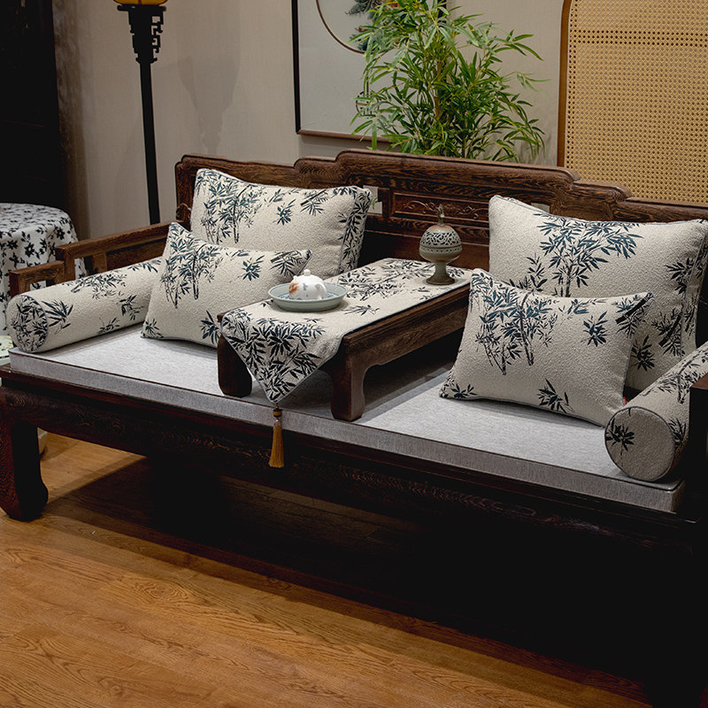 中式靠垫红木沙发大靠枕雪尼尔靠背垫罗汉床坐垫腰枕抱枕含定制,居家布艺,腰靠垫,淘宝优惠券,粉丝福利购,淘宝优惠卷