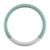 汽车方向盘小车皮革方向四季 通用型透气吸汗防滑把