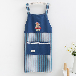 透气男女围腰工作漂亮22新款 薄款 9后 家居上班围裙夏季 时尚