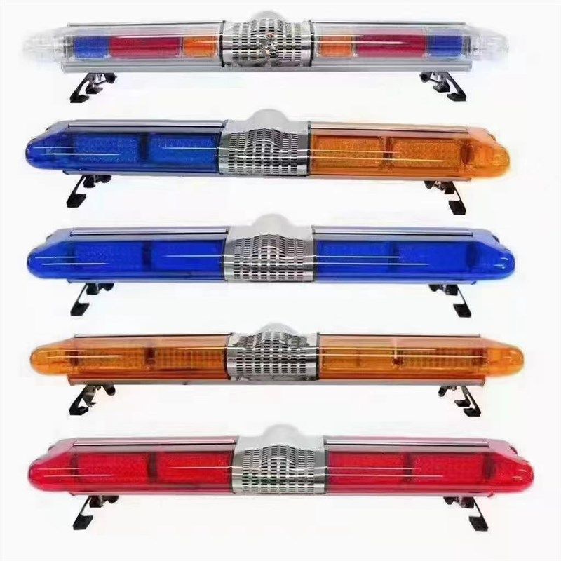 益高绿通玛西尔五环龙巡逻车顶置三色长排灯警示灯喊话器机