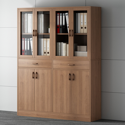 文件柜资料柜档案柜办公室置物柜收纳柜书柜木质柜子收纳柜办公柜