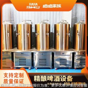 大型精酿啤酒厂酿造设备 精酿家用酿造机械 精酿啤酒灌装 机械