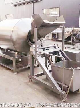 鱼真片制滚揉入味机腊真空滚揉机鸡排肉翻转式空BVU滚揉机十年造