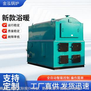 用供洗浴燃柴炉1吨生物质热水浴锅炉 CWHB燃煤暖宾馆款 新暖 水管式