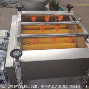 全自动粽粽子叶清洗洗箬机设备粽CTD子加工生产线竹叶芦苇叶毛刷