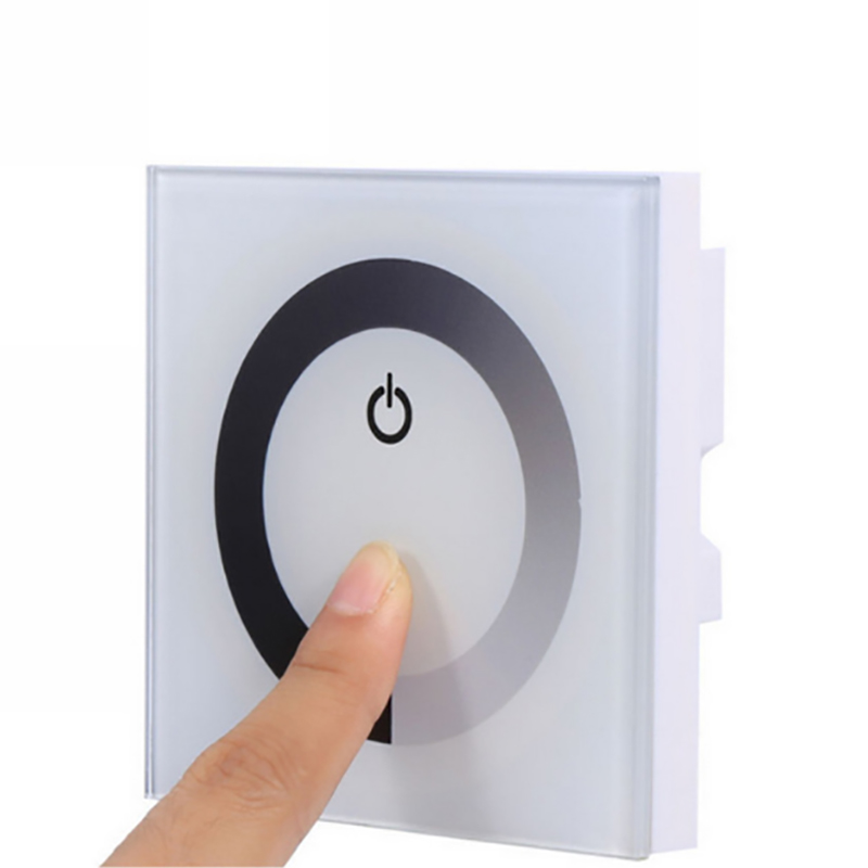 led单色面板调光器触摸控制器led灯条墙式TM06触摸调光开关12V24V