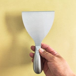 5寸全钢铲刀加厚煎饼果子铲刀烤冷面炒酸奶不锈钢铲子一体铲