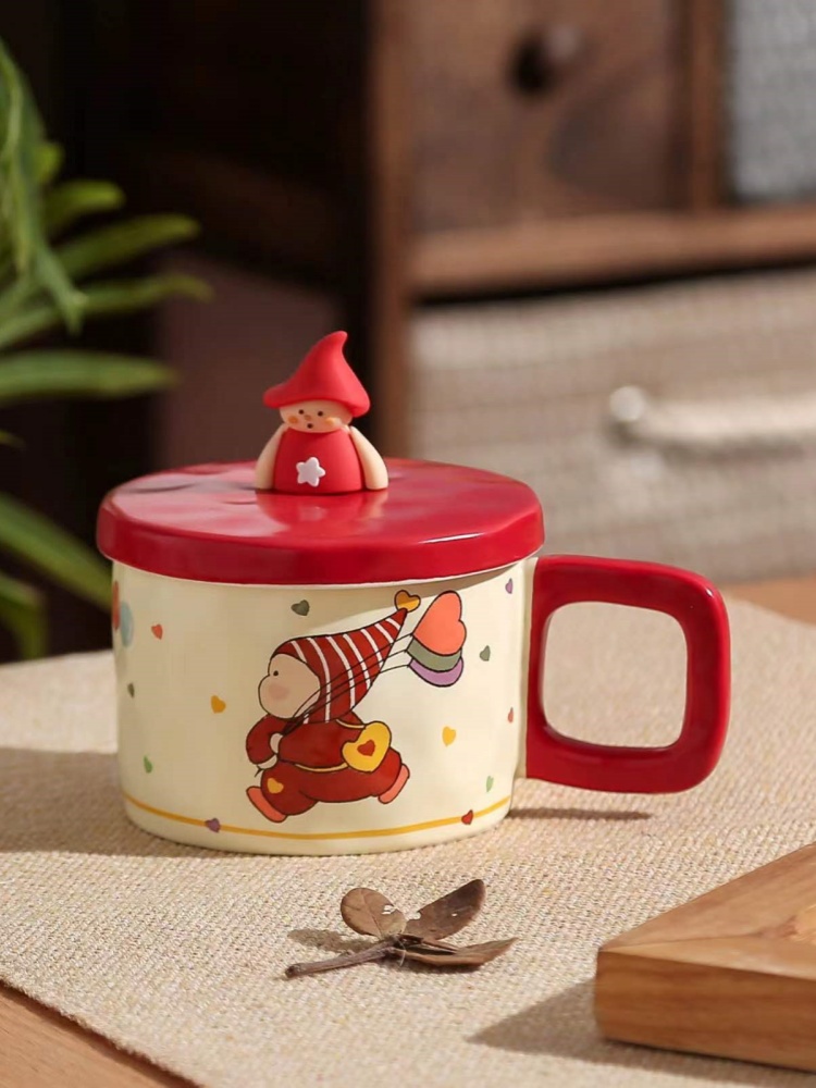 星人联合马克杯咖啡杯陶瓷杯牛奶早餐杯夫妇水杯礼盒