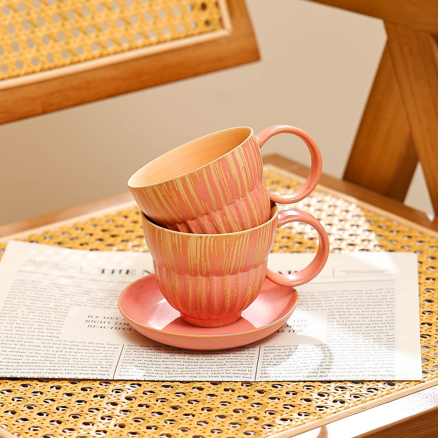 设计感陶瓷杯好看的马克杯女生咖啡杯办公室喝水杯子牛奶杯早餐杯,餐饮具,马克杯,淘宝优惠券,粉丝福利购,淘宝优惠卷